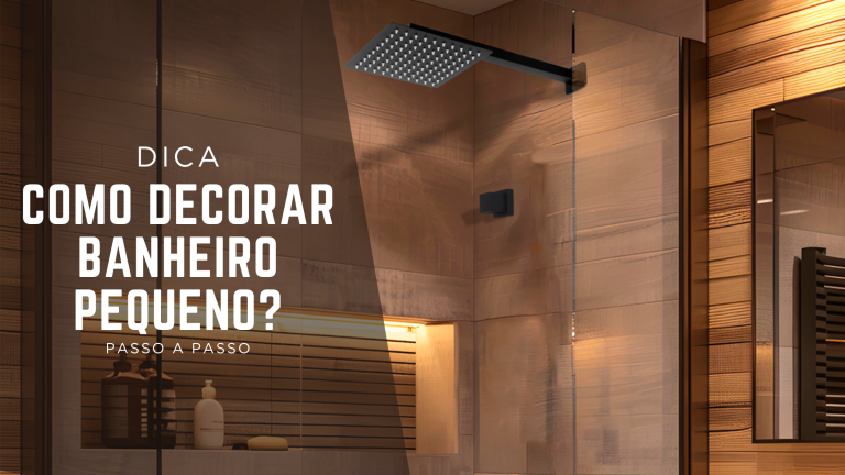 Banheiro pequeno, saiba como decorar e deixar seu banheiro luxuoso.